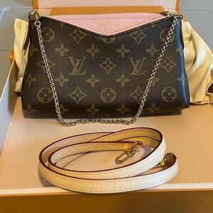 Louis Vuitton Pallas Clutch / Crossbody Bag- Authentic NIB
